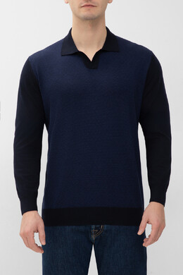 Corneliani: Тёмное поло 