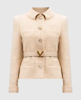 Valentino: Бежевый жакет 