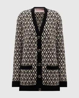 Valentino: Бежевый кардиган 