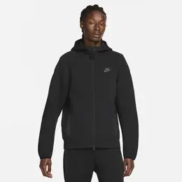 NIKE: Чёрная толстовка  Windrunner