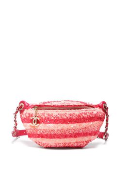 CHANEL Pre-Owned: Розовая поясная сумка 