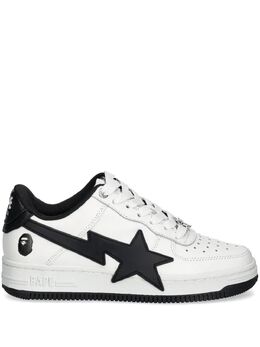 A BATHING APE®: Белые кроссовки 