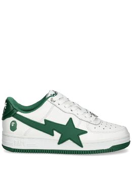 A BATHING APE®: Белые кроссовки 