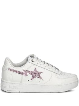 A BATHING APE®: Белые кроссовки 
