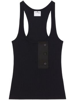 Courrèges: Чёрная майка 