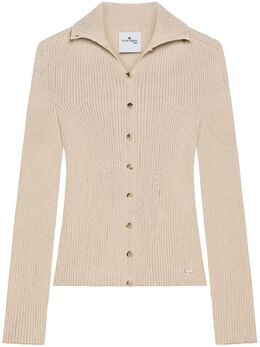 Courrèges: Бежевый кардиган 