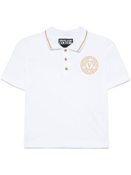 Versace Jeans Couture: Белое поло 