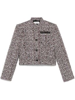 Lanvin: Твидовая куртка 