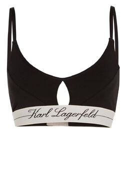 Karl Lagerfeld: Чёрный бюстгальтер  Karl