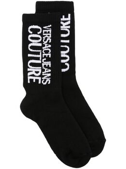 Versace Jeans Couture: Чёрные носки 