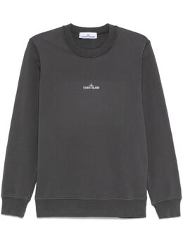 Stone Island: Свитшот с принтом 