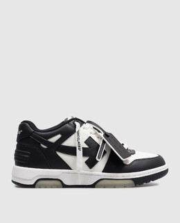 Off-White: Чёрные кроссовки 