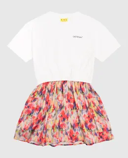 Off-White: Короткое платье 