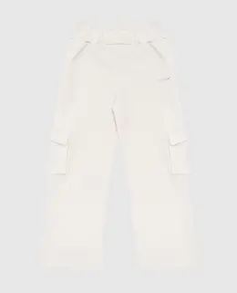 Off-White: Серые брюки 