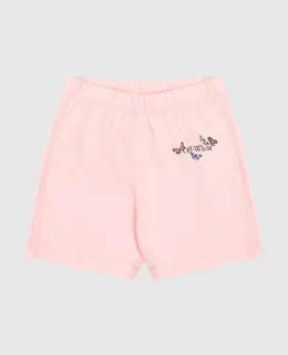 Off-White: Розовые шорты 