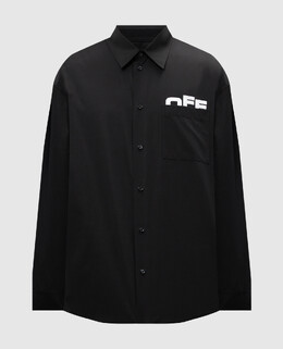 Off-White: Чорні сорочки 