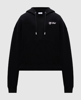Off-White: Чорні толстовки 
