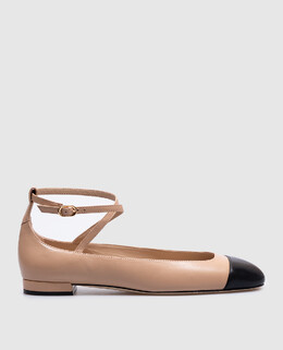 Stuart Weitzman: Бежевые балетки 