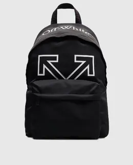 Off-White: Чёрный рюкзак 