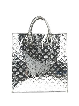 Louis Vuitton Pre-Owned: Серебристая сумка 