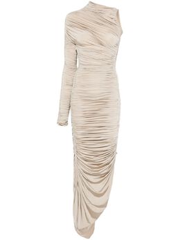 Mugler: Асимметричное платье 