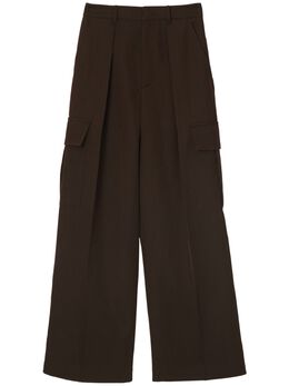 Burberry: Брюки из шерсти 