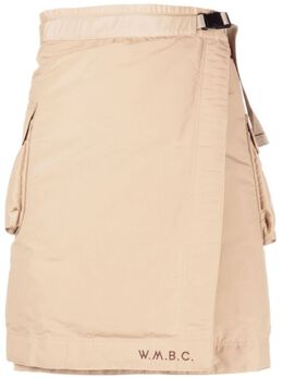 White Mountaineering: Шорты с запахом 