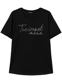 TWINSET: Чёрная футболка 