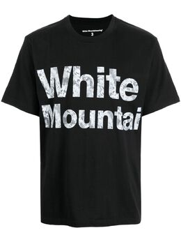 White Mountaineering: Футболка с принтом 