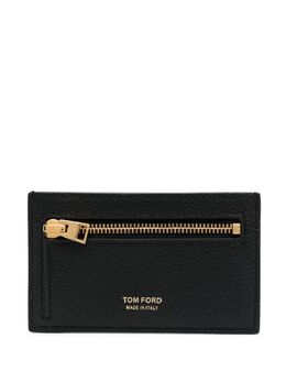 TOM FORD: Чёрный картхолдер  Logo