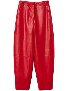TWINSET: Кожаные брюки 