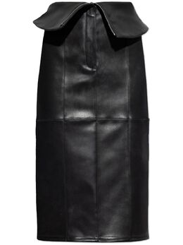 Alexander McQueen: Кожаная юбка 