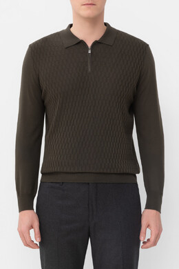 Corneliani: Тёмное поло 