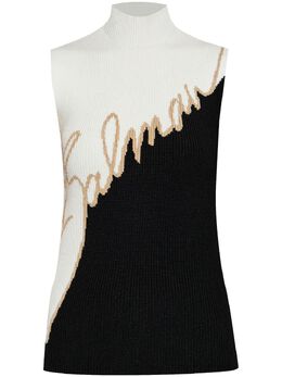 Balmain: Белый топ 