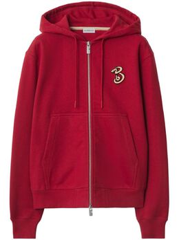 Burberry: Красная толстовка 