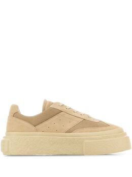 MM6 Maison Margiela: Бежевые кроссовки 