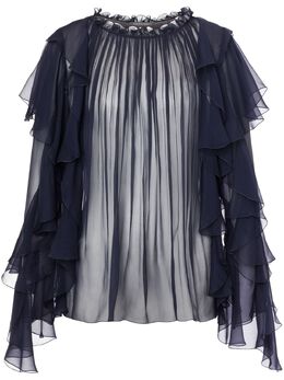 Alberta Ferretti: Шёлковая блуза 