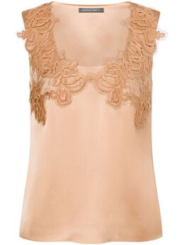 Alberta Ferretti: Топ с растительным принтом 