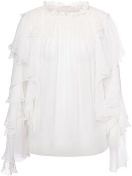 Alberta Ferretti: Белая блуза 