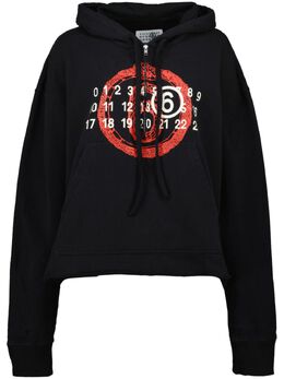 MM6 Maison Margiela: Чёрная толстовка 