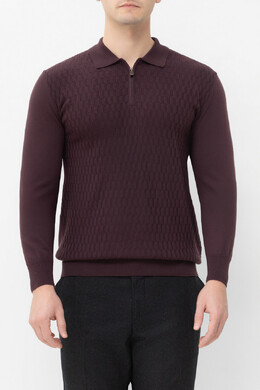Corneliani: Фиолетовое поло 