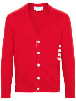 Thom Browne: Хлопковый кардиган  4-Bar