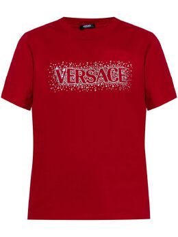 Versace: Футболка с принтом 