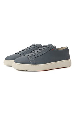 Santoni: Голубые кеды  Cleanic