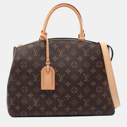 Louis Vuitton: Коричневая сумка 