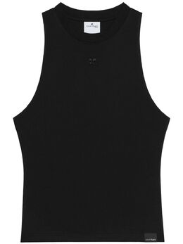 Courrèges: Чёрная майка 