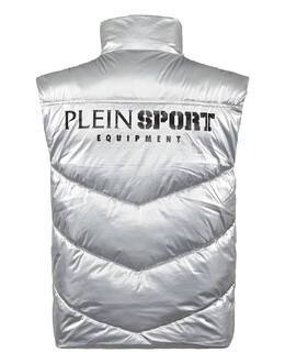 Plein Sport: Стёганый жилет 