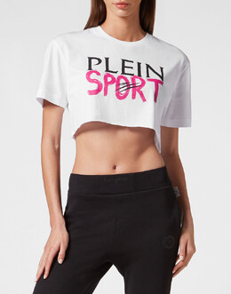 Plein Sport: Белая футболка 