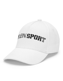 Plein Sport: Белая кепка 