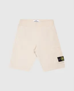 Stone Island: Бежевые шорты 